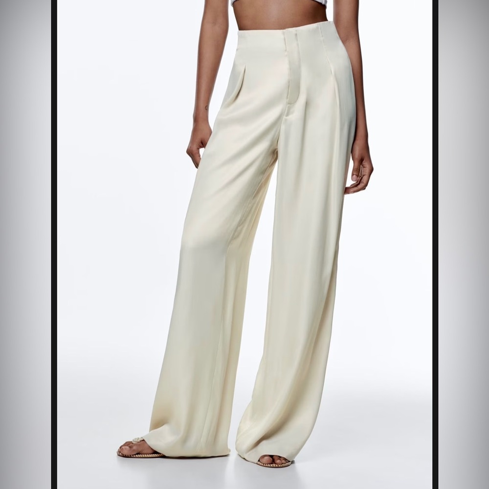 Zara Satin Trousers